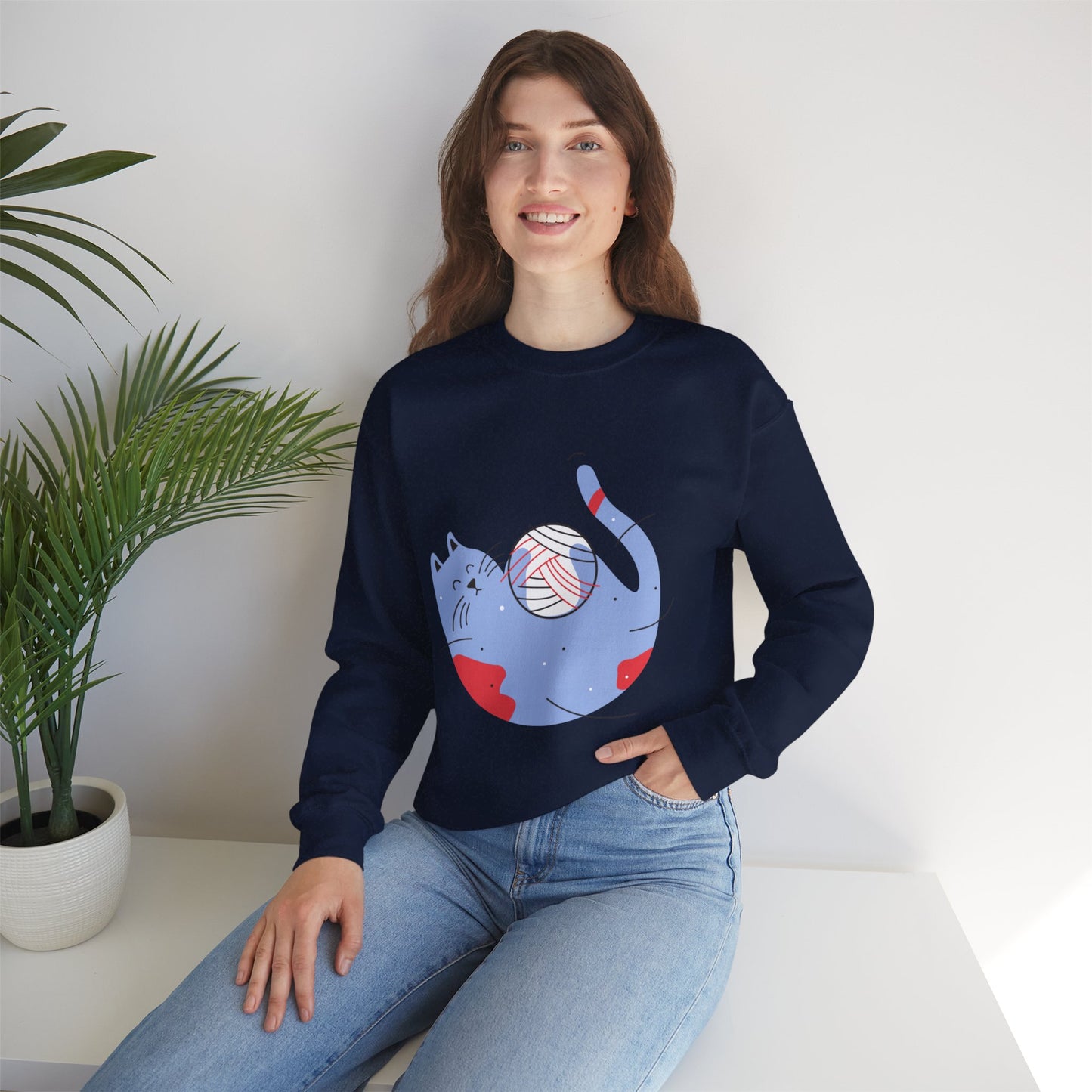 CAT Design Crewneck Sweatshirt