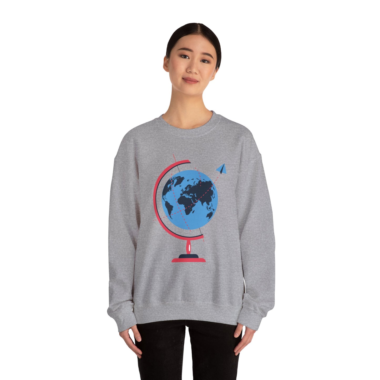 GLOBE Design Crewneck Sweatshirt