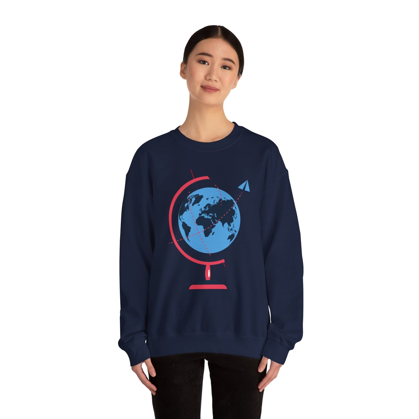 GLOBE Design Crewneck Sweatshirt