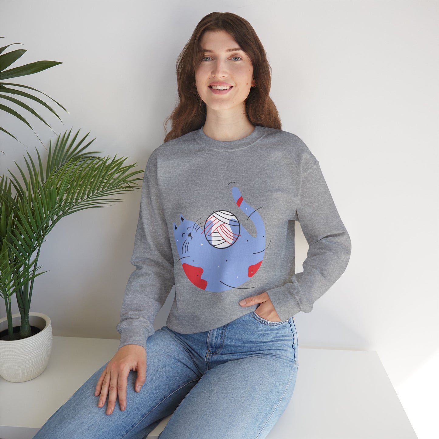 CAT Design Crewneck Sweatshirt