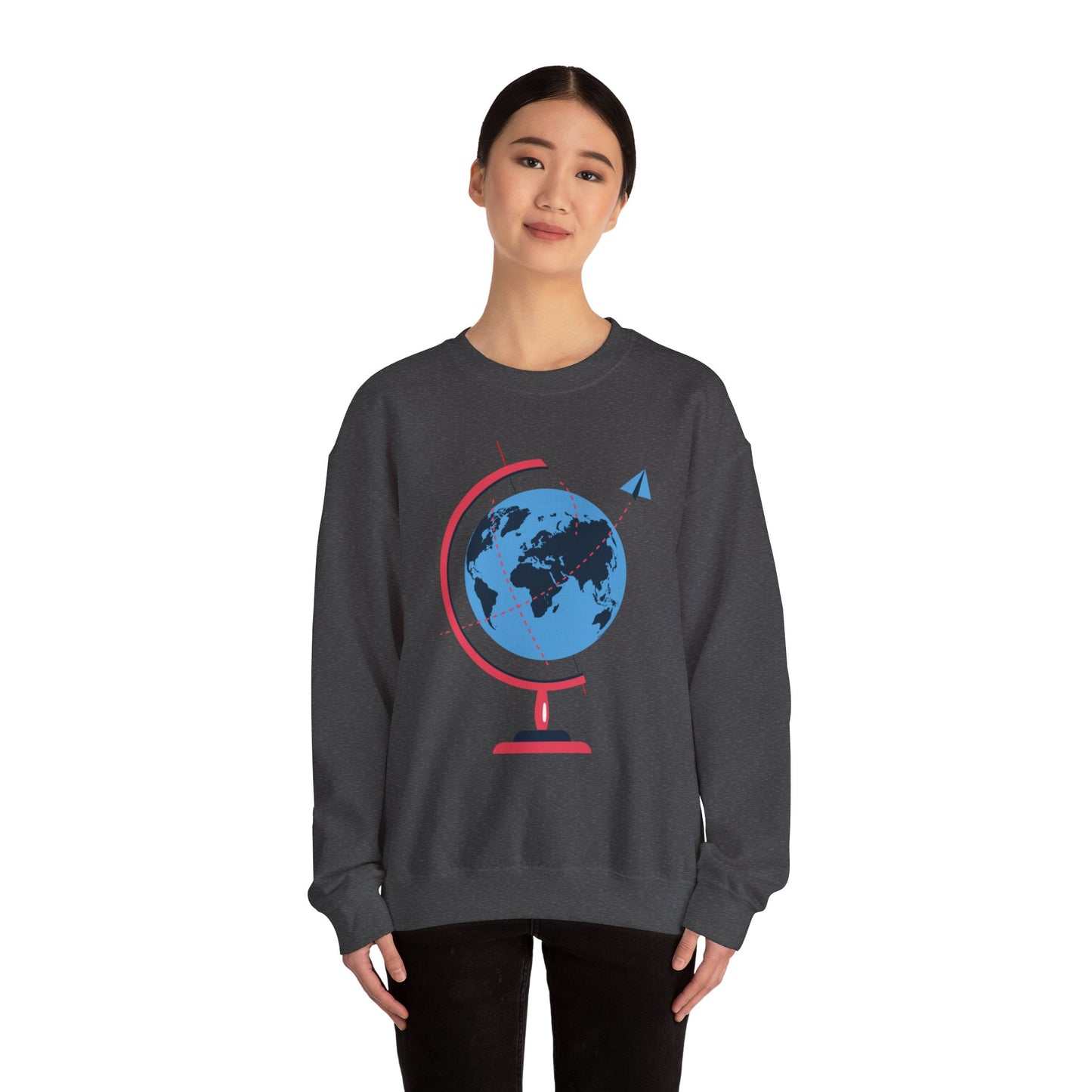 GLOBE Design Crewneck Sweatshirt