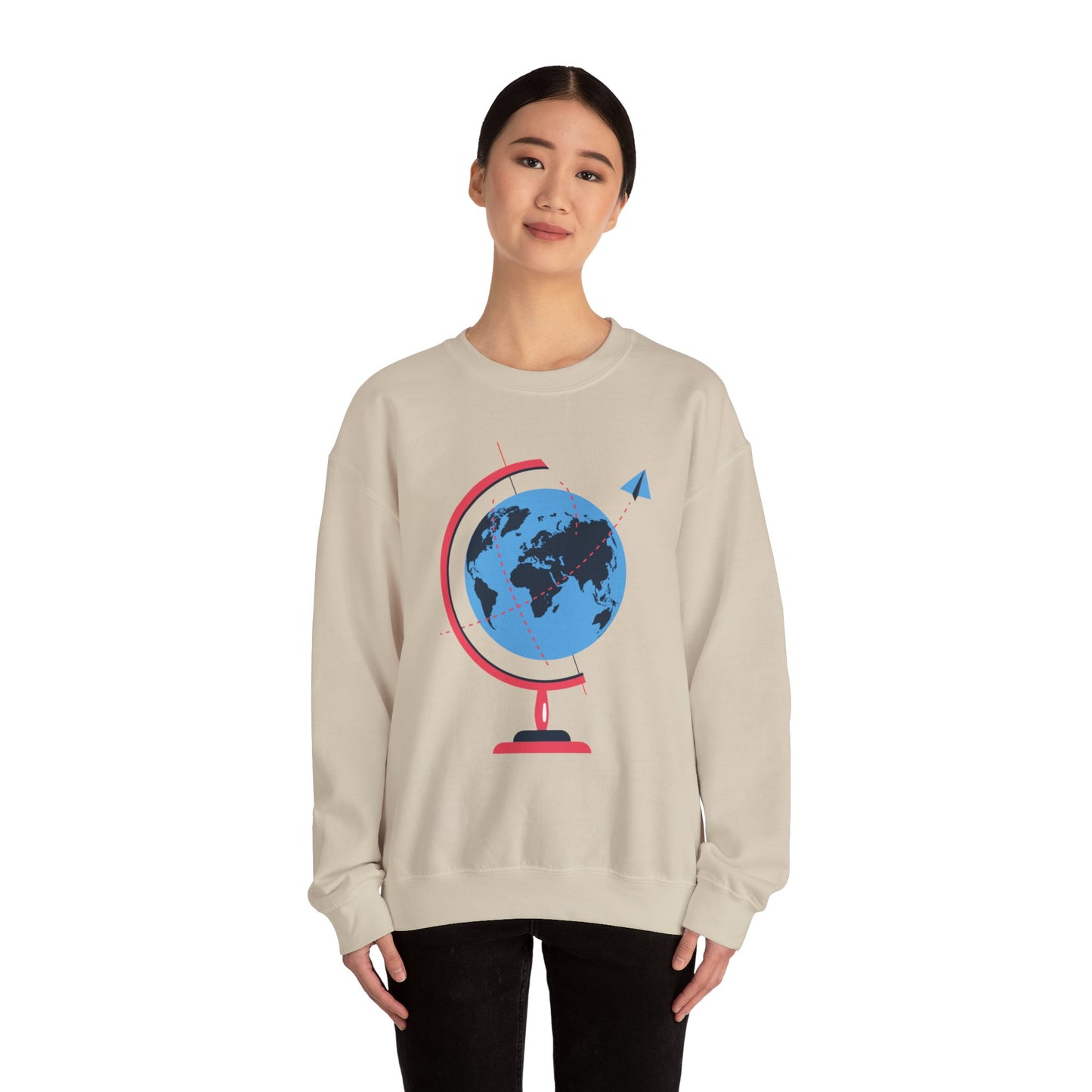 GLOBE Design Crewneck Sweatshirt