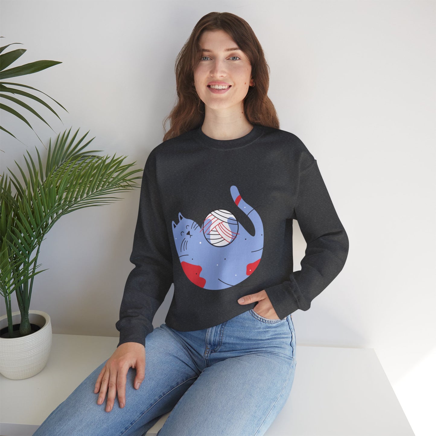 CAT Design Crewneck Sweatshirt