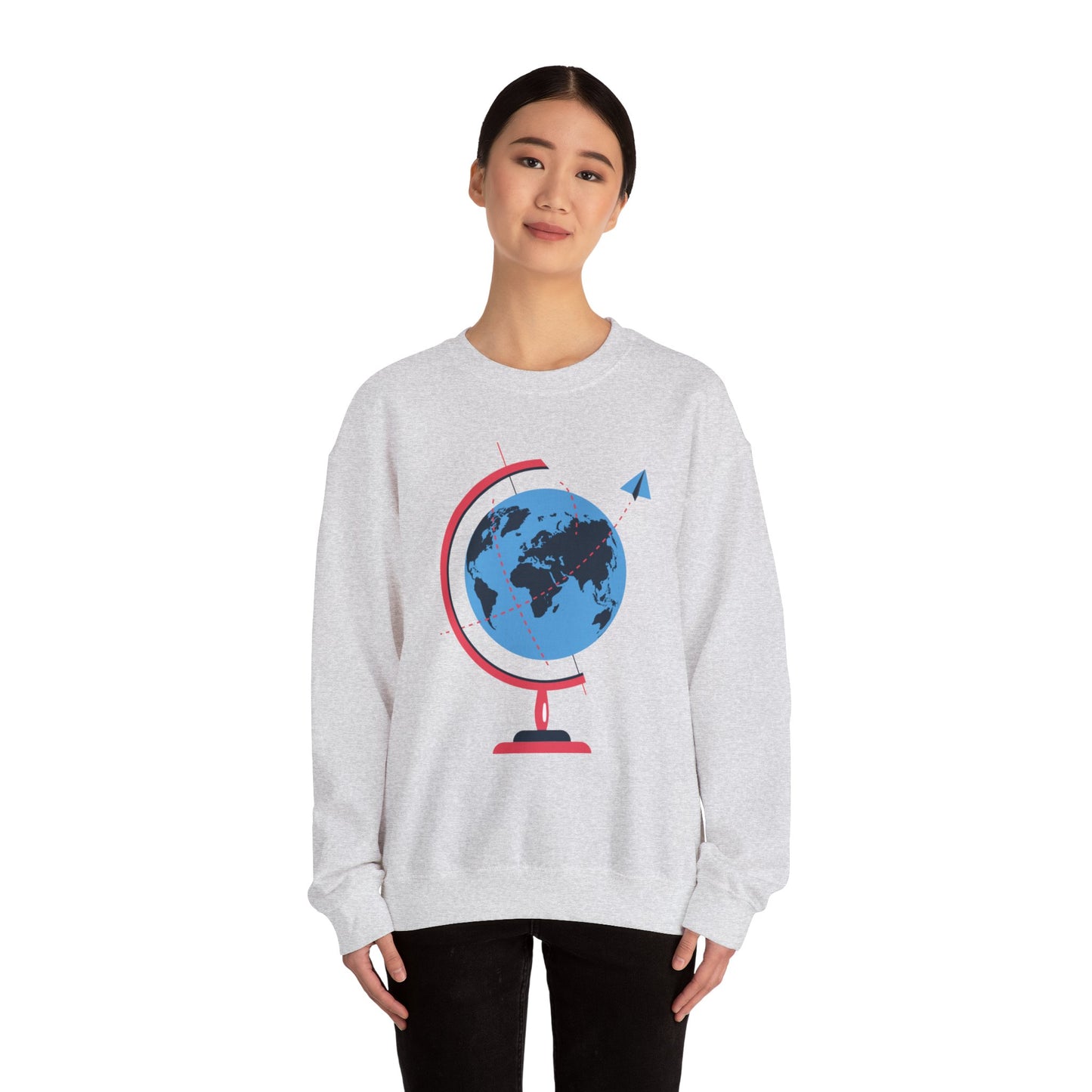 GLOBE Design Crewneck Sweatshirt