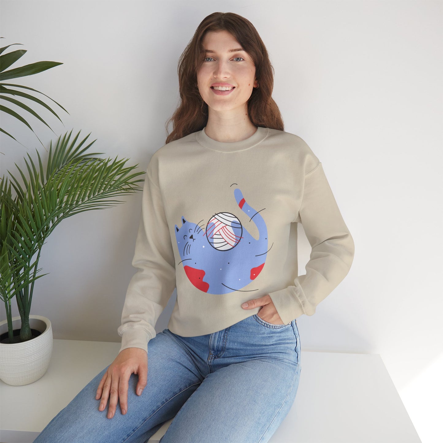 CAT Design Crewneck Sweatshirt