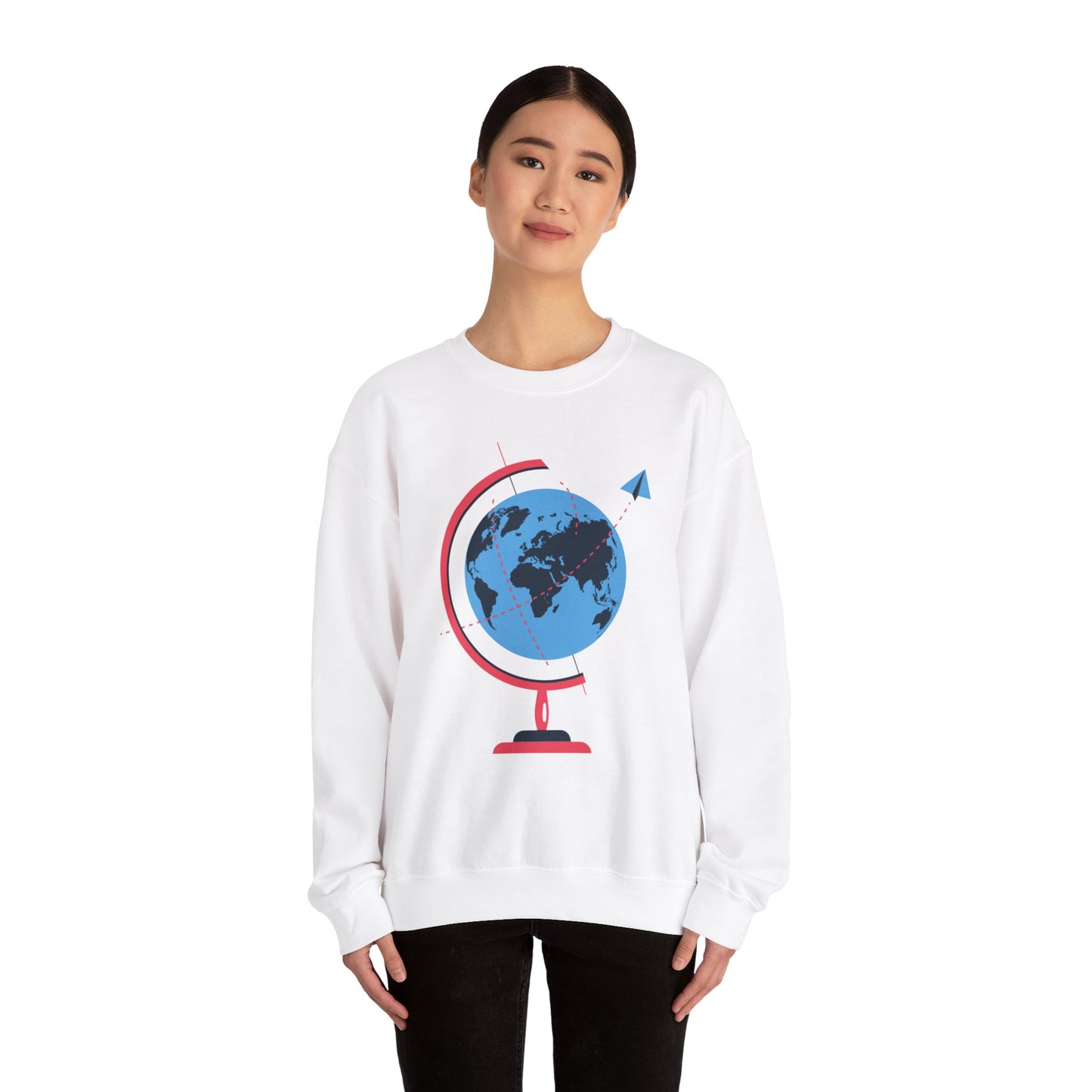 GLOBE Design Crewneck Sweatshirt