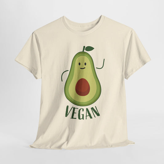 Avocado Design Cotton Tee